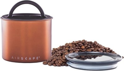 Airscape Stainless Steel Coffee Canister Food Storage Container US Patented