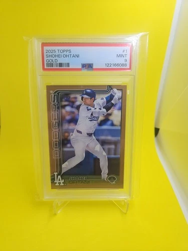 2025 Topps Series 1 SHOHEI OHTANI Gold /2025 PSA 9 Los Angeles Dodgers