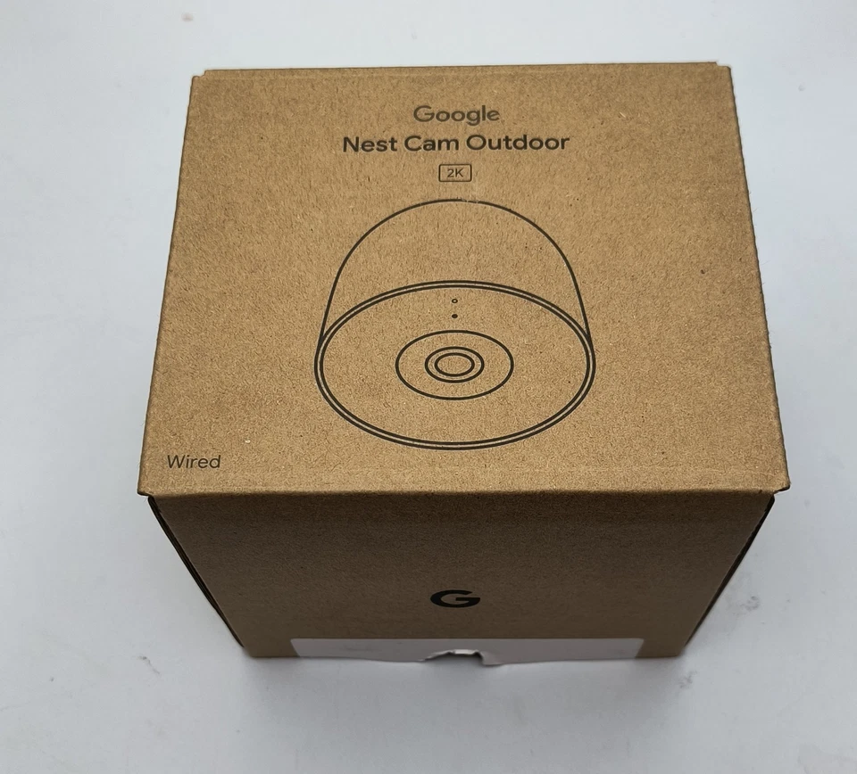 Google Nest Cam Outdoor Wired Security Camera 2nd Gen 2K HDR Snow New