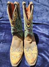Dan Post Women's Vintage BlueBird Snip Toe Cowgirl BOOTS DP3544 Size 8 1/2 M