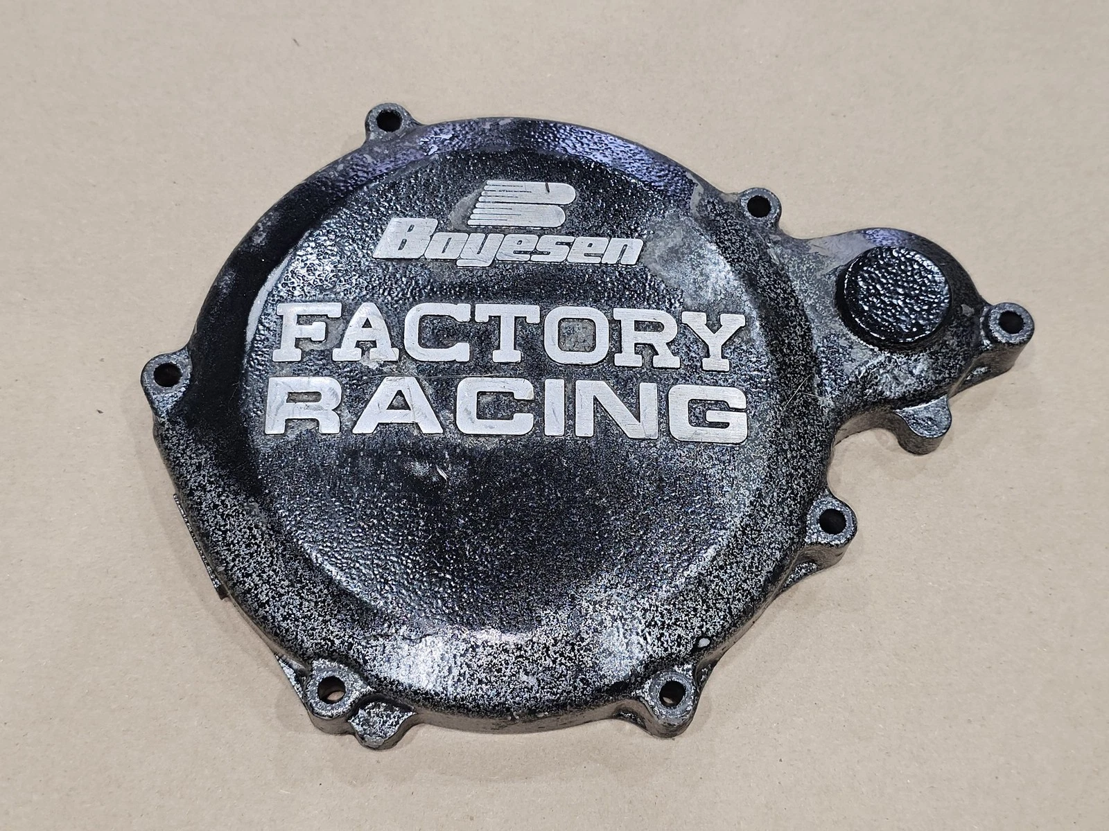 1996 Yamaha YZ250 YZ 250 Boyesen Factory Racing Outer Clutch Cover