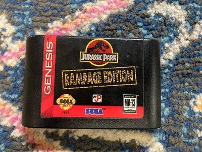 Jurassic Park: Rampage Edition (Sega Genesis, 1994) Cartridge Only. Tested Works