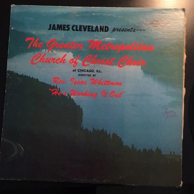 James Cleveland The Greater Metropolitan Church of Christ Choir LP Vinyl Record