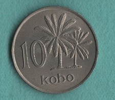 1973 Nigeria 10 Kobo Oil Palms - AU-UNC