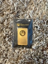 The Perth Mint 50g Pure Gold Bar Sealed In Assay.999 Fine Gold Bullion 3296.97 per troy oz
