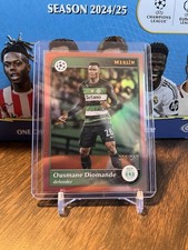 2024-25 Topps Merlin Ousmane Diomande Rose Gold Refractor /250
