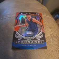 2020 Panini Prizm Draft Picks Collegiate #86 Deni Avdija Red White and Blue