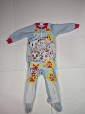 Vintage 101 Dalmations One Piece Footed Pajamas Size 4t Disney Classic Movie