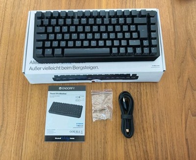 Endorfy Thock  75%  Wireless  mechanische Gaming Tastatur  ISO-De Layout EY5D018