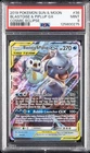 2019 POKEMON SUN & MOON COSMIC ECLIPSE #38 BLASTOISE & PIPLUP GX PSA 9
