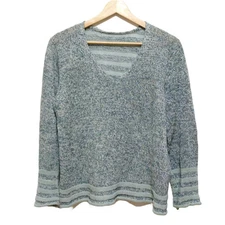 Auth JURGEN LEHL - Green White Women's Sweater