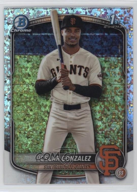 2025 Bowman Chrome Prospects Mini-Diamond Refractor Josuar Gonzalez #BCP-153 1j2