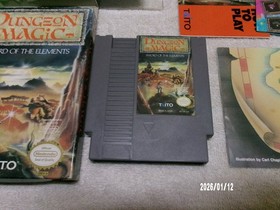 #771 NES: Dungeon Magic -Nintendo - CIB W/ Manual / Map 