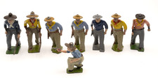 Eight Britains Cowboys Vintage Lead Figures