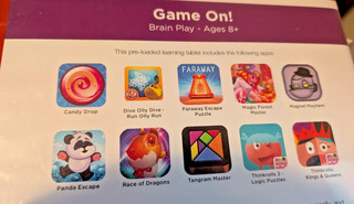 Tablet Launch pad play away. Handheld gaming device for learning.