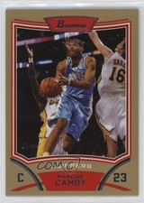 2008-09 Bowman Draft Picks & Stars Gold 41/50 Marcus Camby #77 00am