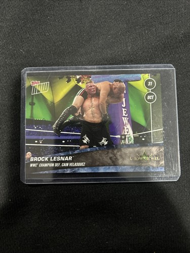 Brock Lesnar, Cain Velasquez #83 2019 Topps Now WWE card
