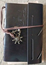 Classic Retro Leather Journal Travel Notepad Notebook Blank Diary Brown