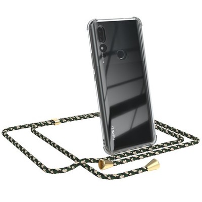 Für Huawei P Smart Z / Y9 Prime 2019 Handyhülle Umhängen Kordel Case Kette Grün