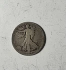 1918 Circulated Walking Liberty Silver Half Dollar