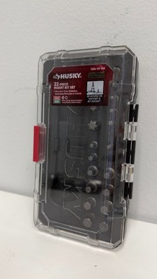 Husky 22-Piece Insert Bit Set T55 Missing Wrench and 1 piece