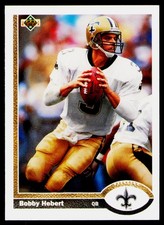 1991 Upper Deck #44b Bobby Hebert