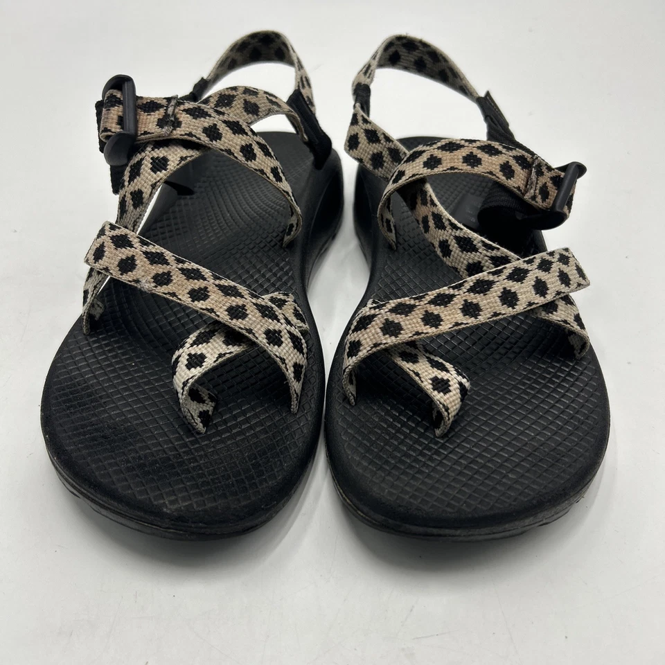 Chaco Mujer Talla 10 - Sandalias Sin Cordones con Correa Negro Tostado Foto 2 de 4