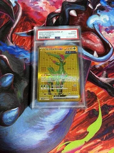PSA 10 Iron Leaves ex 098/071 Sv5m: Cyber Judge Ultra Rare Holo (Japanese)