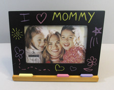 Malden "I Love My Mommy" Chalkboard Easel Style 3-D Photo Frame - 4" x 6" Photo