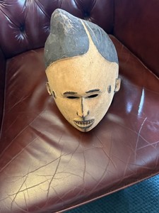 Traditional Authentic Nigerian IGBO Mask - early 1900s, bought 1960 in Africa