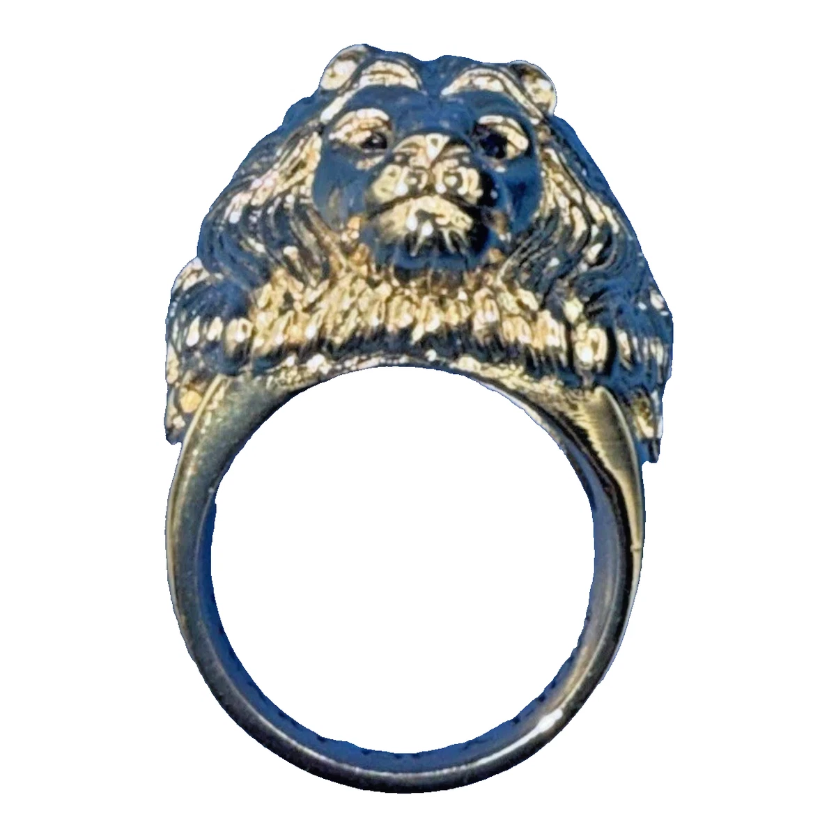 Gold Lion Ring In Retro Fine Rings for sale - eBay