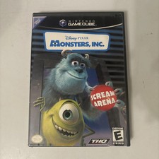 Monsters Inc Scream Arena Nintendo GameCube #B3