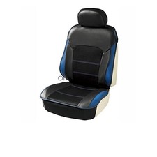 Bonform Bamboo Charcoal Deodorizing Bucket Seat Covers Dark Blue Front For Light