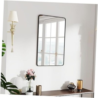 20x30 Rectangle Mirror Full Length Wall Mounted Hanging or 30''L x 20''W Black
