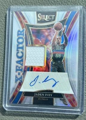 2024-25 Panini Select - X-Factor Memorabilia Signatures Jaden Ivey #XMS-IVE /199
