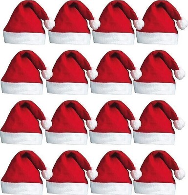 20 x Weihnachtsmütze Weihnachtsmütze Bulk Weihnachtsfeiermütze Weihnachtsmütze