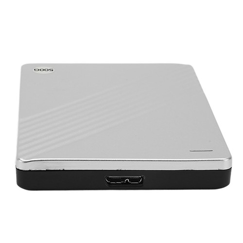 Silver 500GB External Hard Drive Ultrathin 2.5in USB 3.0 Plug And Play Fit - Picture 7 of 22