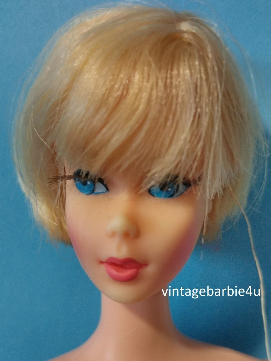 Simply lovely Vintage Barbie Doll Blonde Short Hair TNT Mod Era
