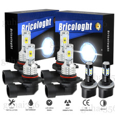 FOR GMC Yukon XL 1500 2500 2000-2006 LED Headlights High Low Fog Light Bulbs Kit