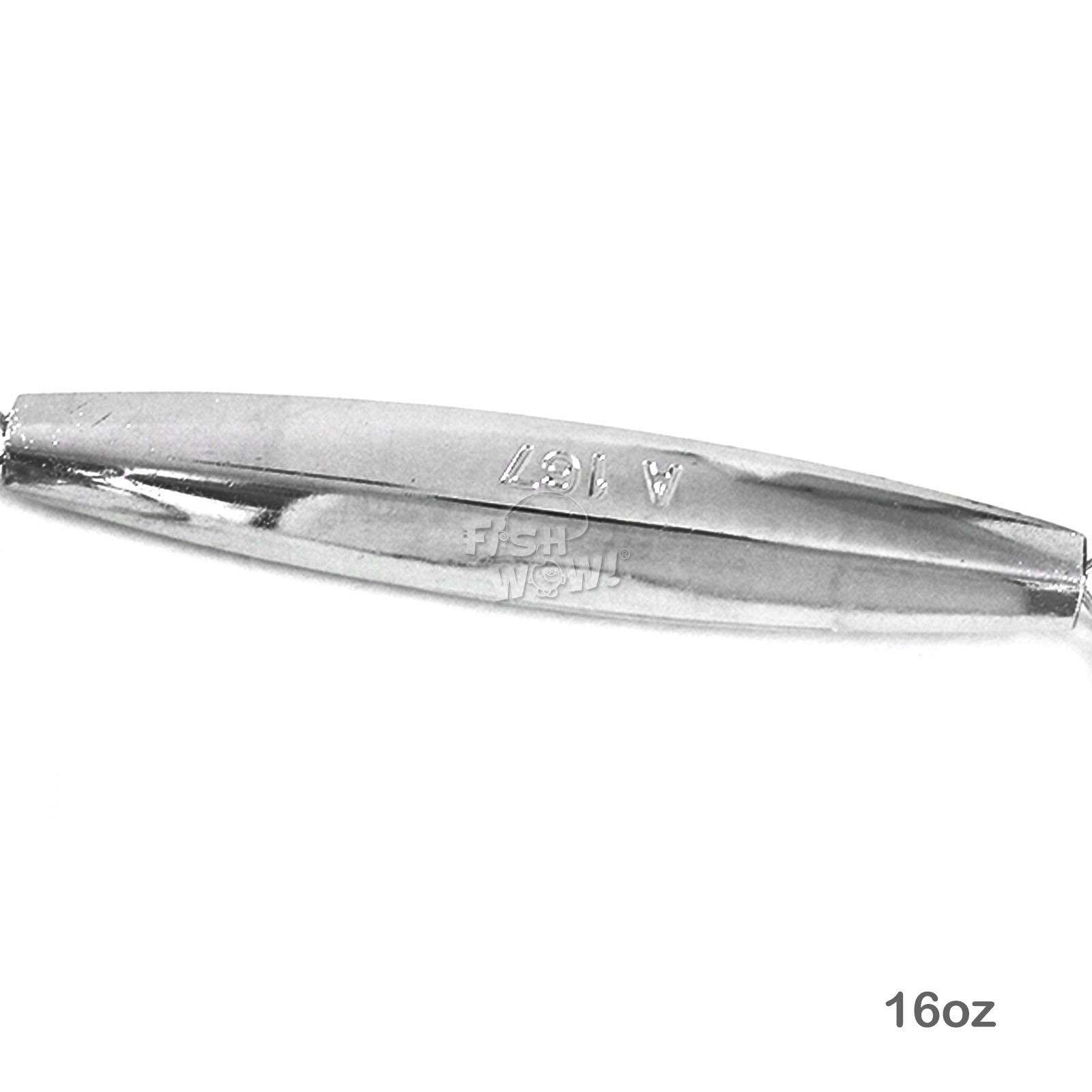 20pcs 16oz Diamond Jig Chrome 7/0 Treble Hook 450g Fish WOW!® Silver Heavy Bait - Image 3