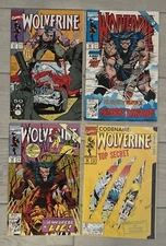 Wolverine Comic Numbers 47 48 49 50 Claws Die Cut Cover Marvel Comics 1991 VGC