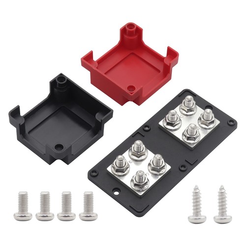 400A Heavy-Duty Bus Bar Box Copper Module /w 8 x 3/8" (M10) Studs Terminals Kit - Bild 11 von 24
