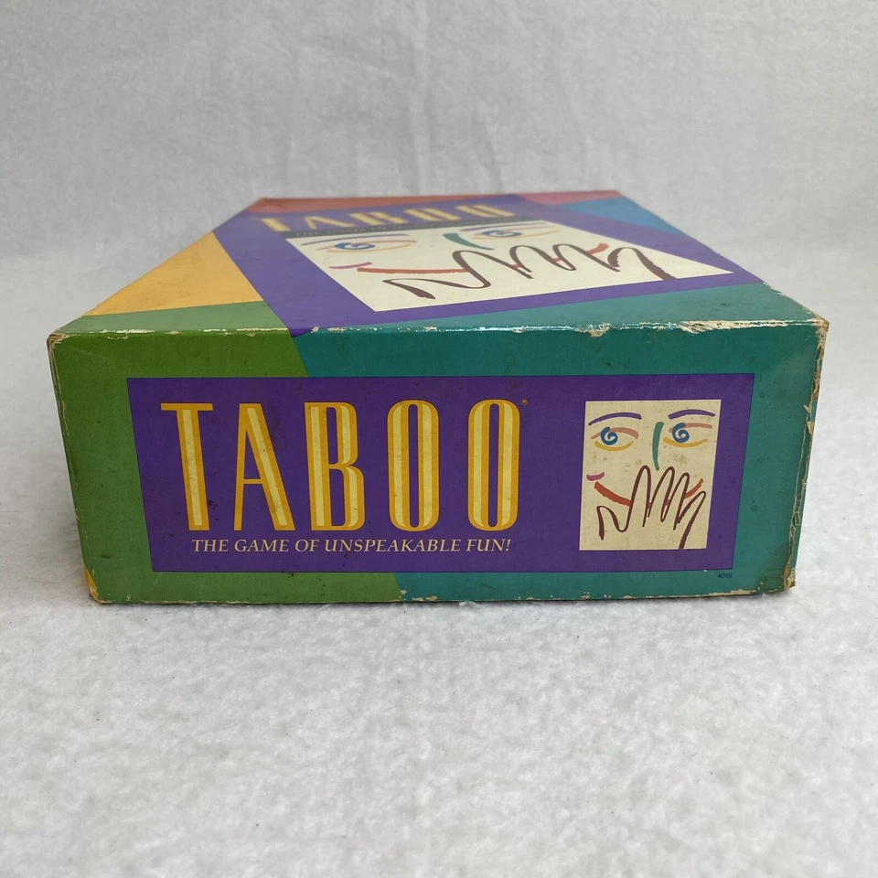 Vintage 1989 TABOO Board Game Milton Bradley "The Game of Unspeakable Fun!" - Image 3 of 4