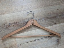 Vintage Wooden New York Hilton Rockefeller Center Advertising Hanger