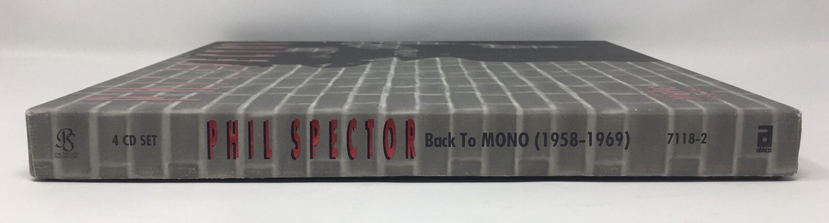 PHIL SPECTOR 4枚組CDボックス PHIL SPECTOR “Back To Mono (1958-1969)” 4 CD Box Set w