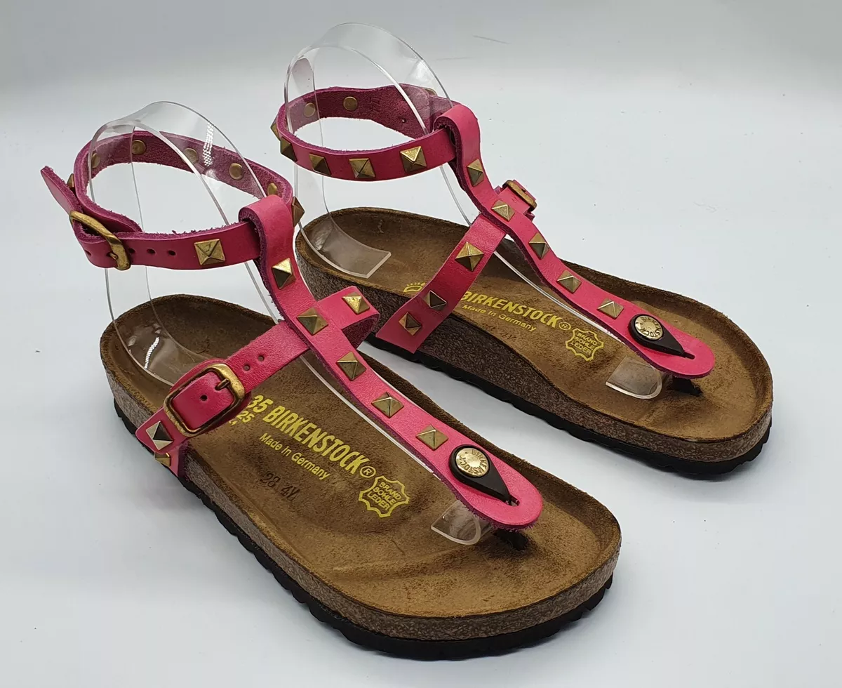 Birkenstock Leather MARILLIA STUDDED Fuchsia 35 BNIB 947781