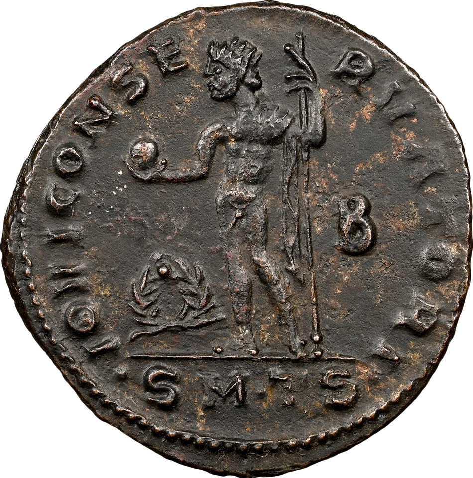 MAXIMINUS II ANCIENT COIN ROMAN. Thessalonica NGC Ch XF. AD 310-313. A1162 - Image 3 of 3