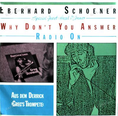 Eberhard Schoener - Why Don't You Answer 7in 1984 (VG+/VG+) '