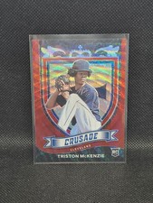 2021 Chronicles Crusade #2 Triston McKenzie RC 081/199 RED RUBY WAVE (F5)