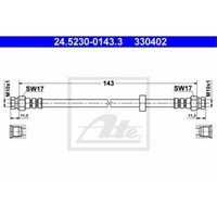 ATE Bremsschlauch Bremsleitung Hinten FüR VW Polo Variant Classic 24.5230-0143.3